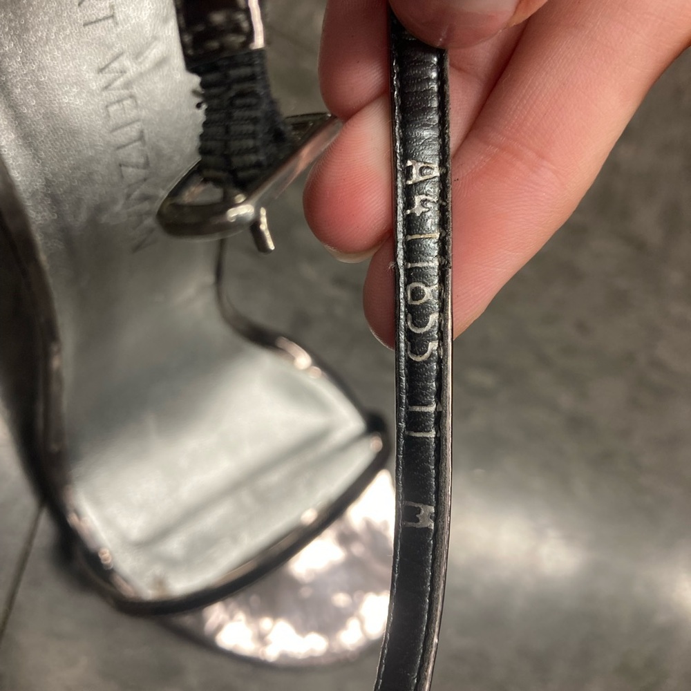 COPY - Stuart Weitzman Nudistsong in Pewter - Picture 13 of 16